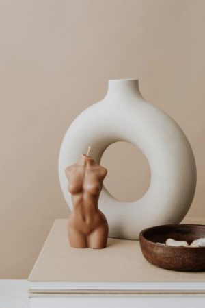 Bougie corps de femme